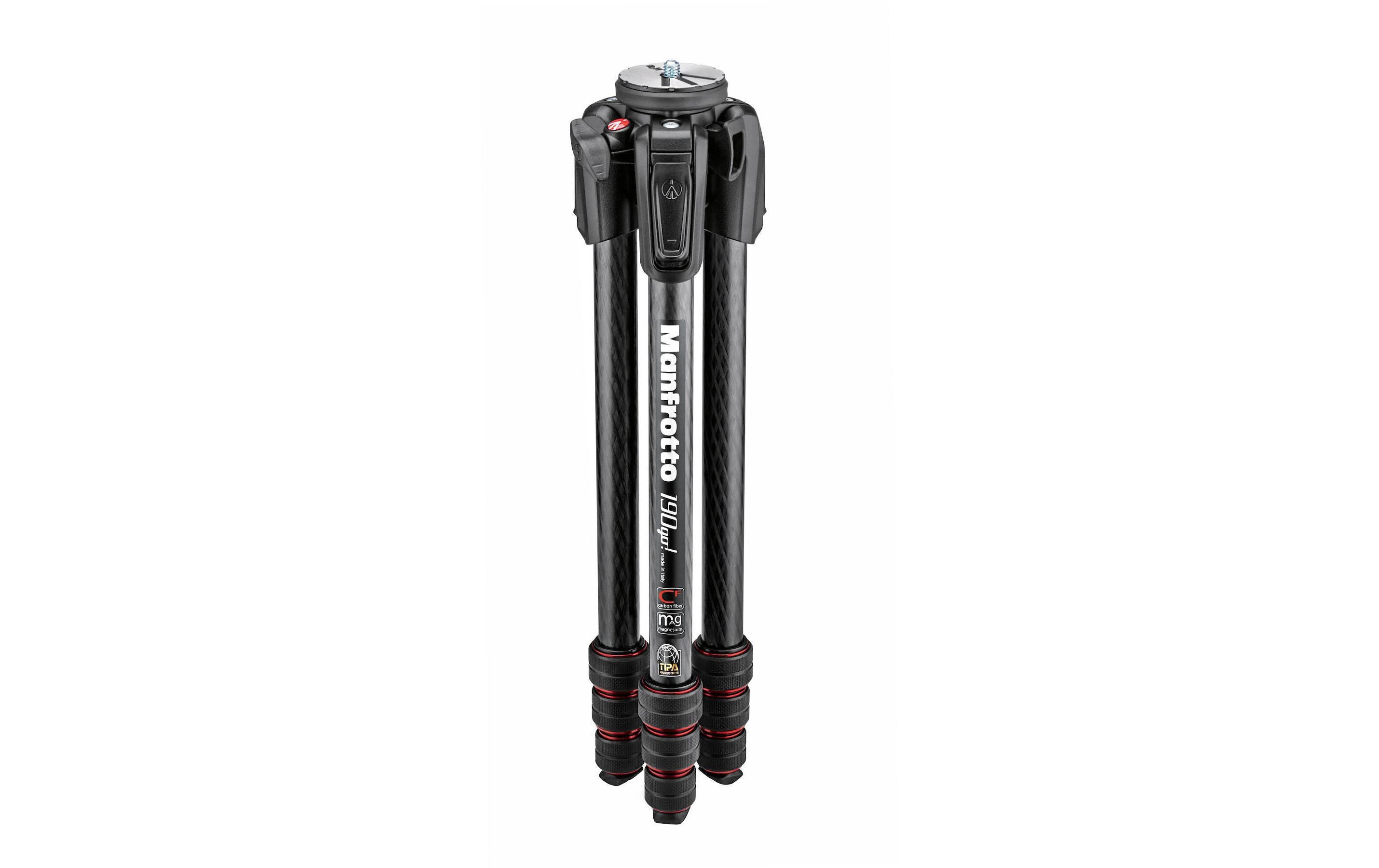 Stativ 190go! Carbon schwarz<br>Robustes Carbon-Stativ