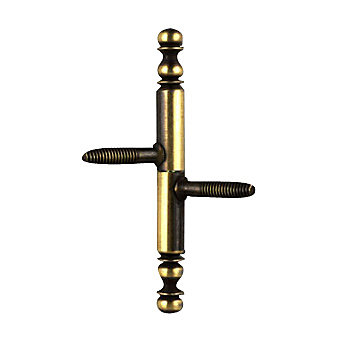 Fiche tourillon vieux laiton 8 x 56 mm