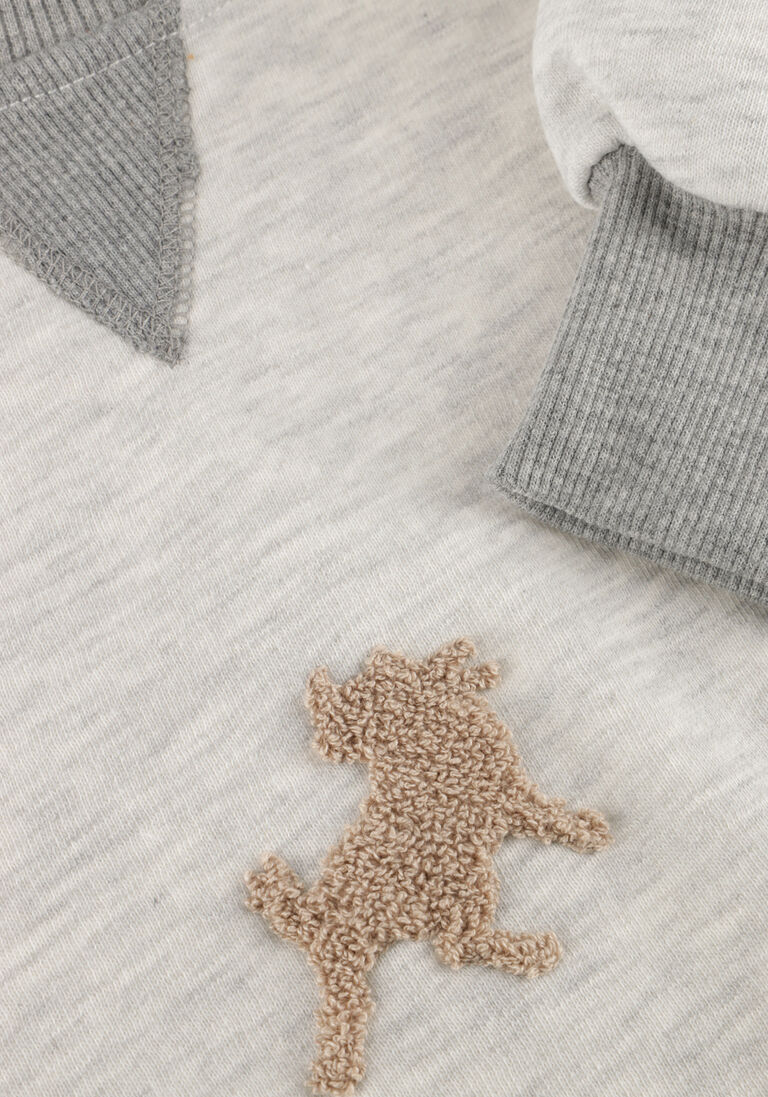 grijze lois jeans sweater cropp over