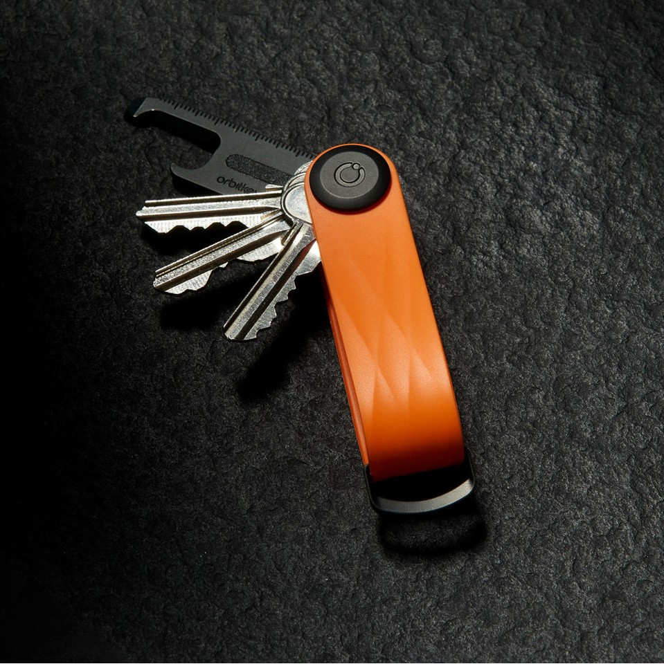 OrbitKey - Active Key Organiser - Tangerine