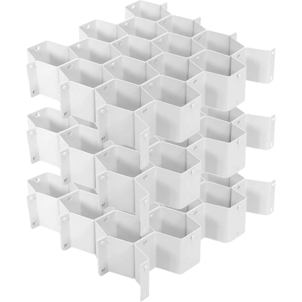 Séparateur de tiroir modulable 36 x 35 cm (lot de 3)