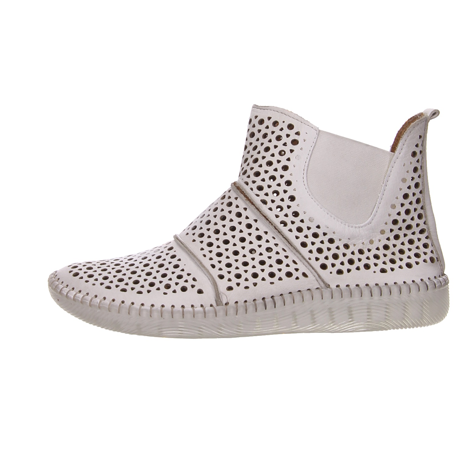 Manitu Stiefelette weiß weiss/weiss kombi