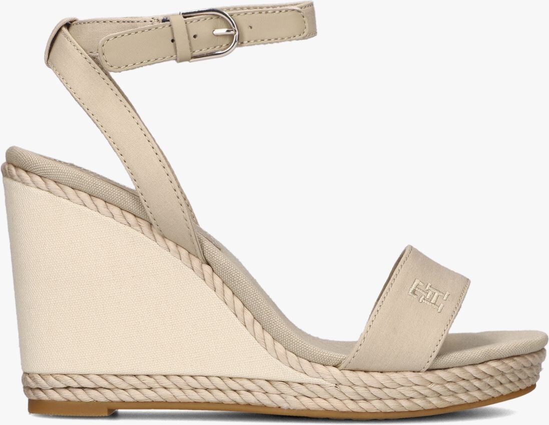 TOMMY HILFIGER beige tommy hilfiger sandalen rope webbing wedge