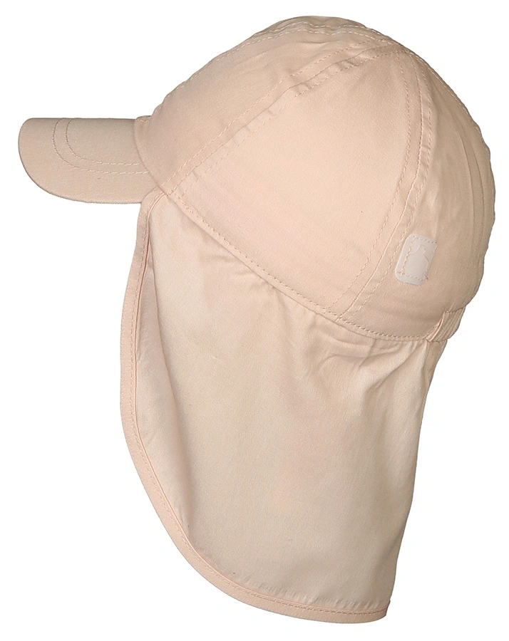 Schirmmütze BABY CAP mit Nackenschutz in altrosa