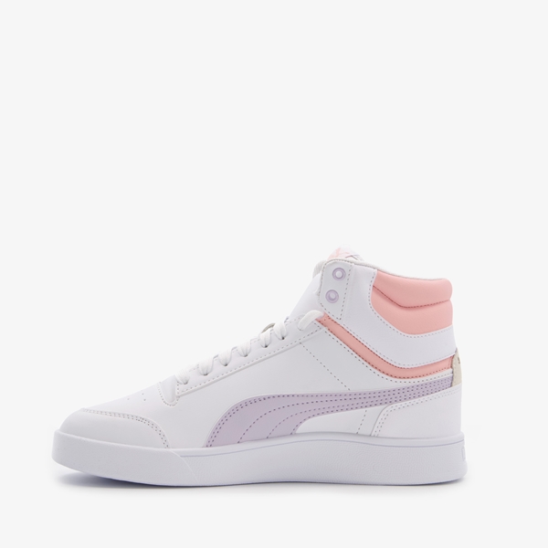 Puma Shuffle Mid hoge dames sneakers wit