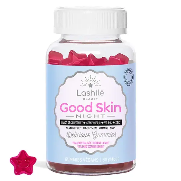 Lashilé Beauty Good Skin Night Revitalize a Pele Durante a Noite - 60 Gomas