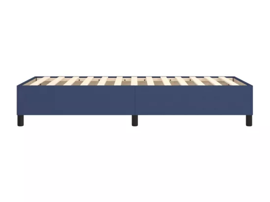 Sommier à lattes de lit Bleu 80x200 cm Tissu