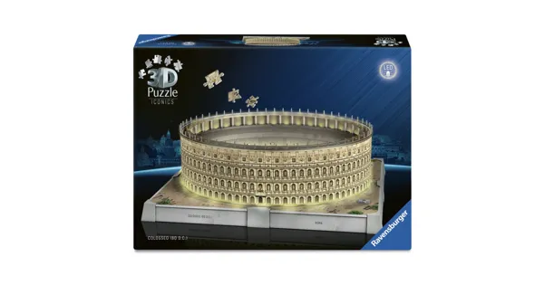 3D Puzzle Iconics: Kolosseum Rom - mit Licht