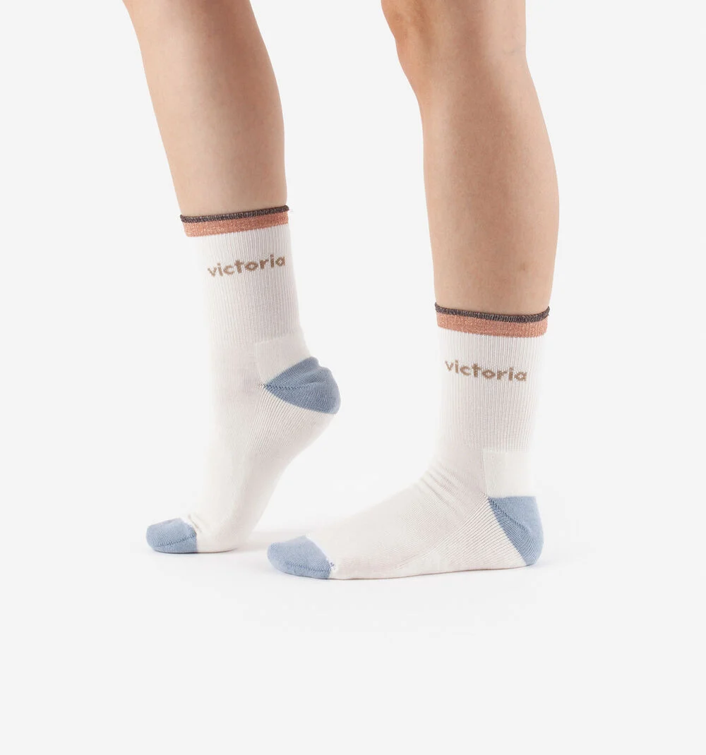 CHAUSSETTES LUREXBEIGE