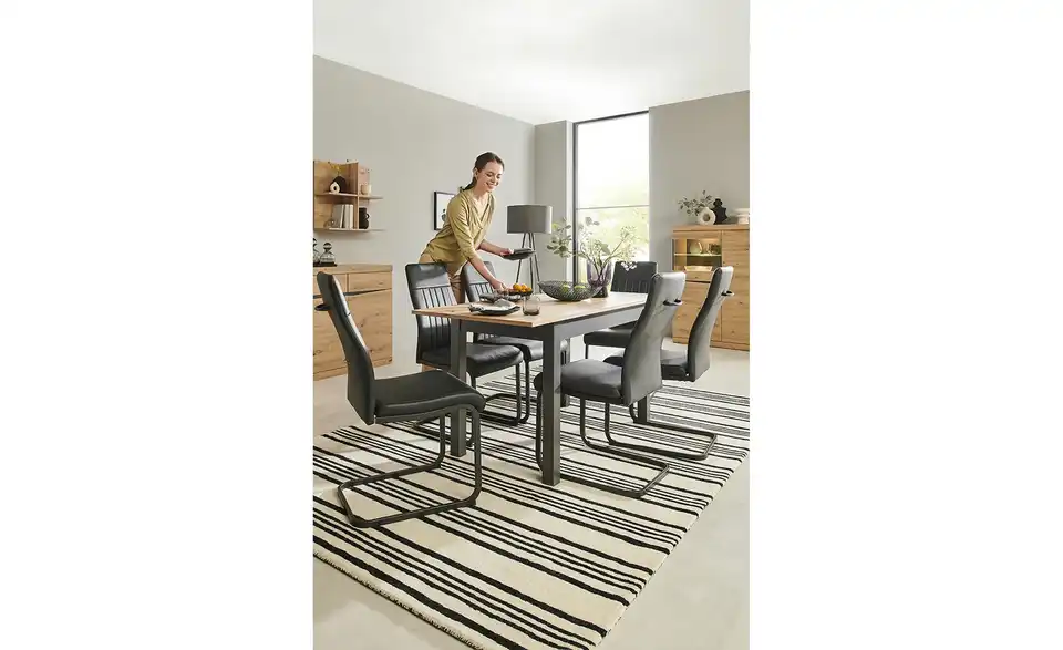 Esstisch in verschiedenen Größen Ben 120x70 cm Asteiche, Asteiche (Nachbildung)