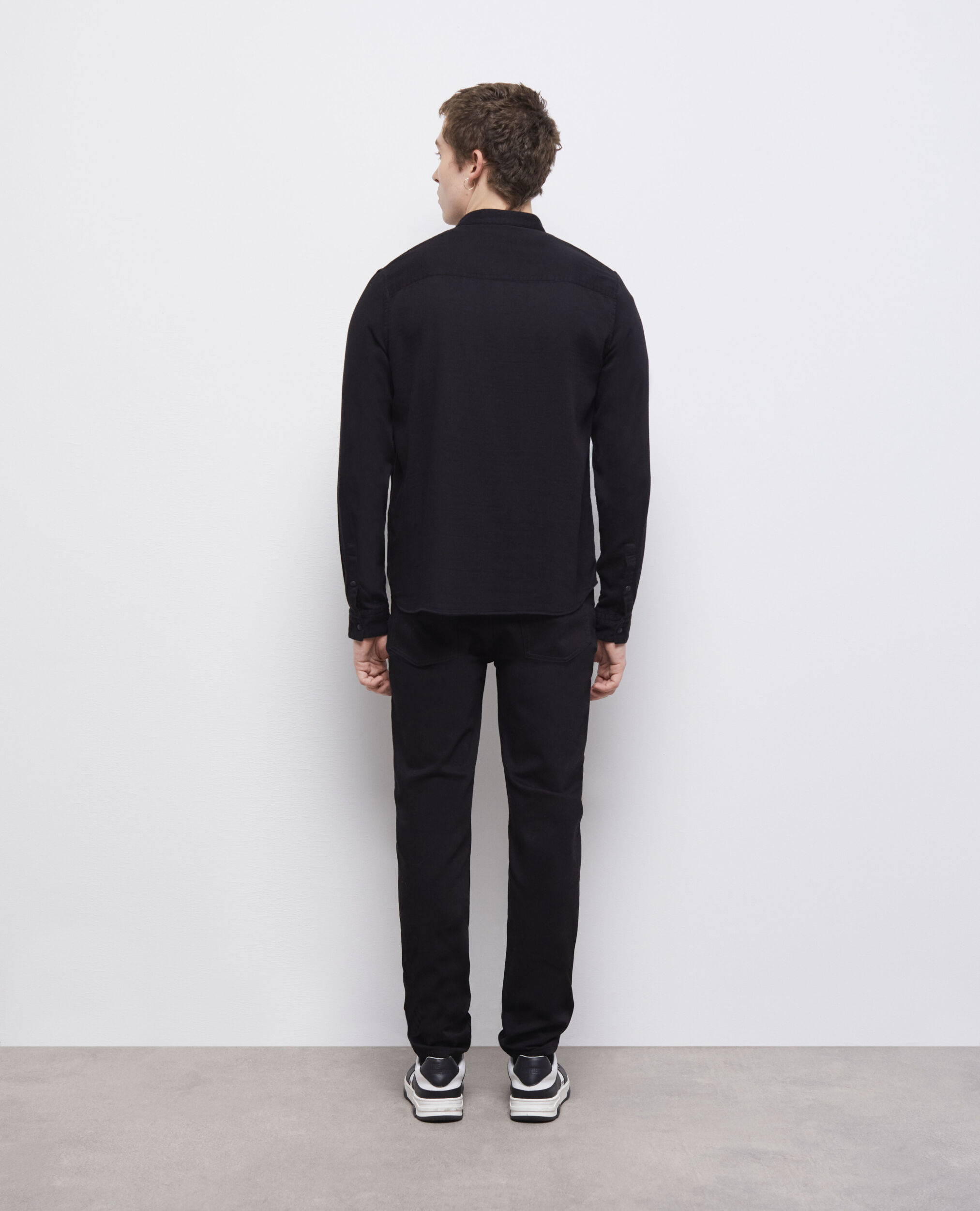 Chemise casual noire