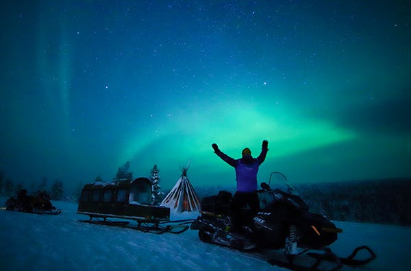 Nordlichter Kurzurlaub Lappland für 2