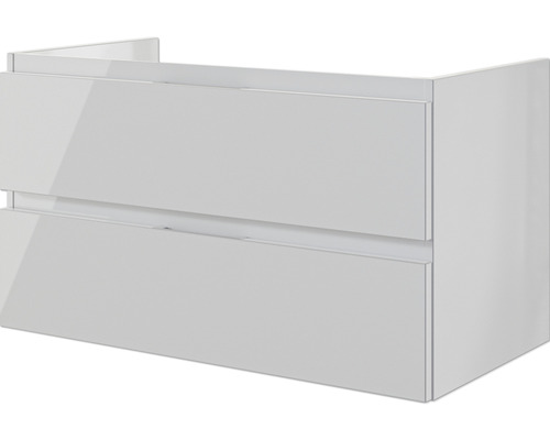 Pelipal Xpressline 4035 wastafelmeubel, BxHxD 86 x 48,2 x 43,5 cm, frontkleur: glanzend wit, 4035.158602