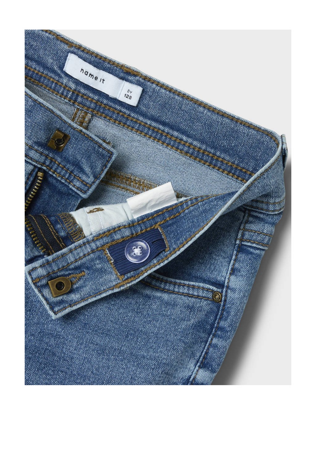 NAME IT KIDS slim fit jeans medium blue denim