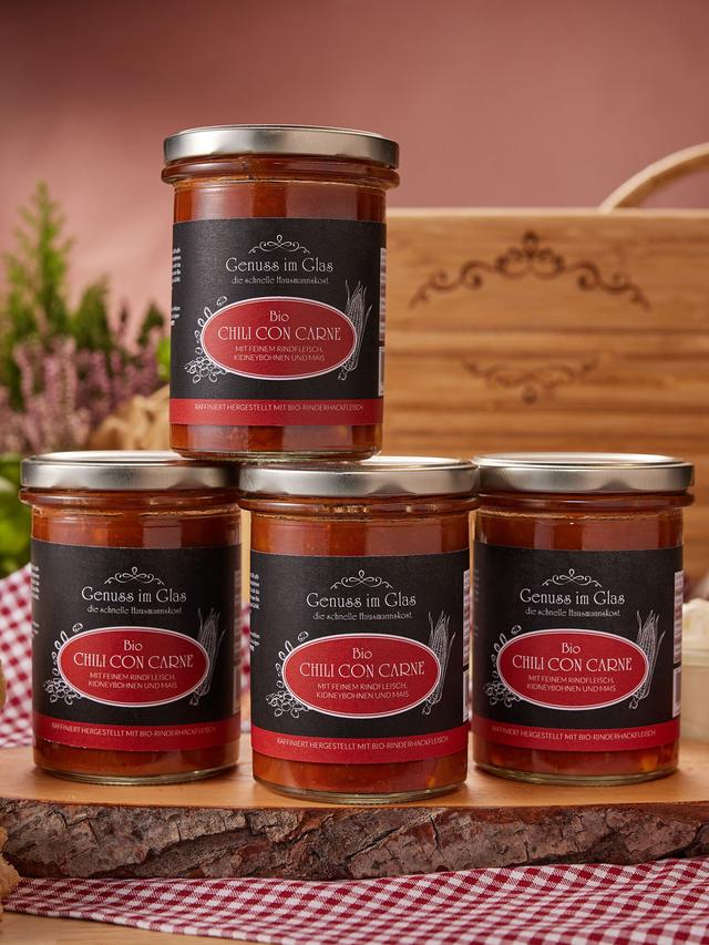Bio Chili con Carne, 4er-Set