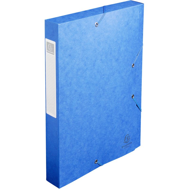 Chemise box carte Cartobox Exacompta 24 x 32 cm dos 4 cm couleurs assorties