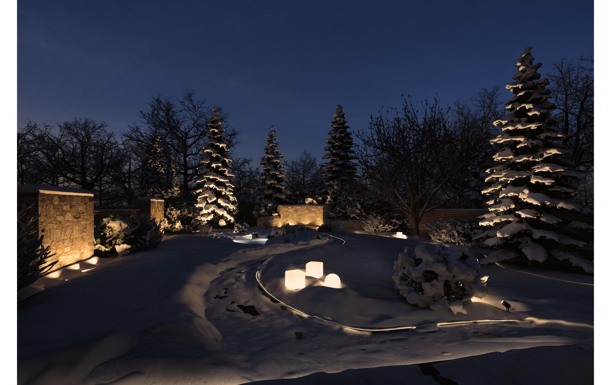 Gartenleuchte Plug & Shine GLOBE RGBW, ZigBeeSteuerbares Lichtobjekt mit Farbwechsel