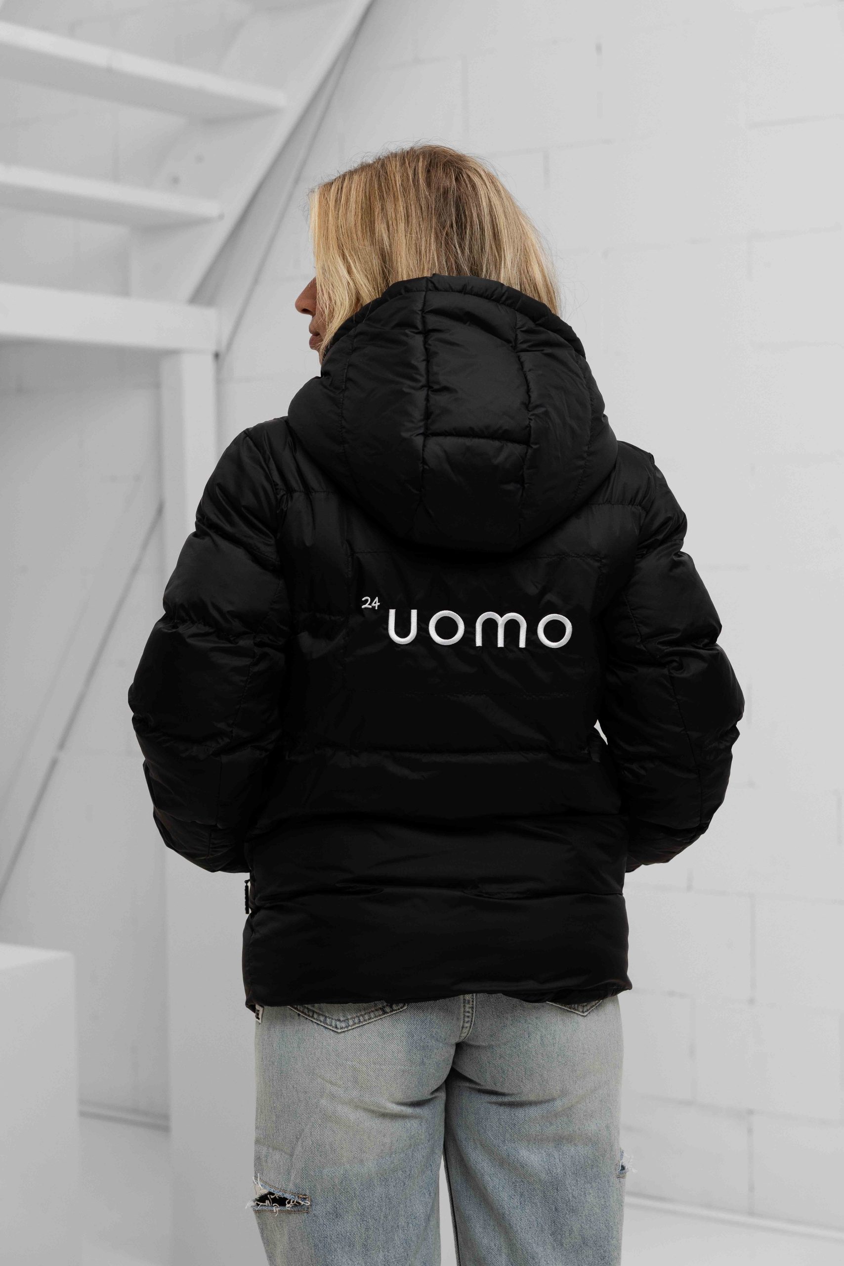 24 Uomo Puffer 2.0 Jacket Dames Zwart