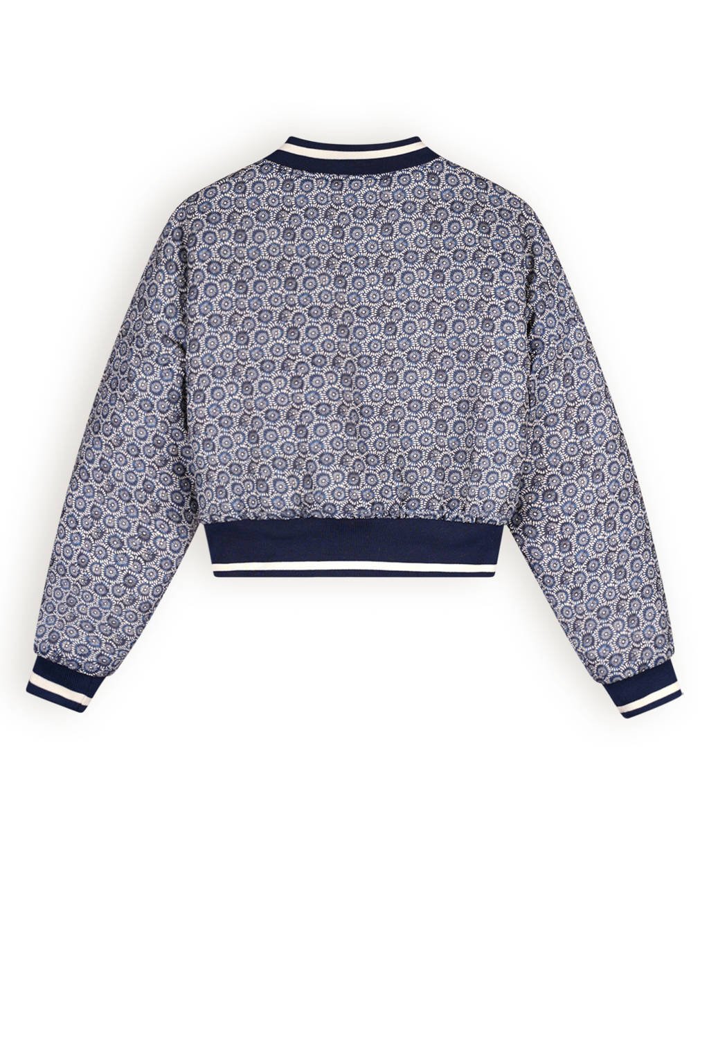 NoBell’ reversible teddyjas blauw/ecru