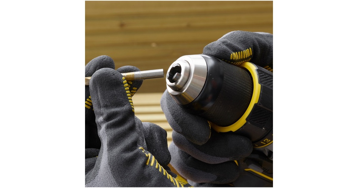 StanleyFATMAX V20 18V Brushless schroefboormachine  (Geel/zwart, Koffer, oplader (2A) en 2 accu's (2.0Ah) inbegrepen)