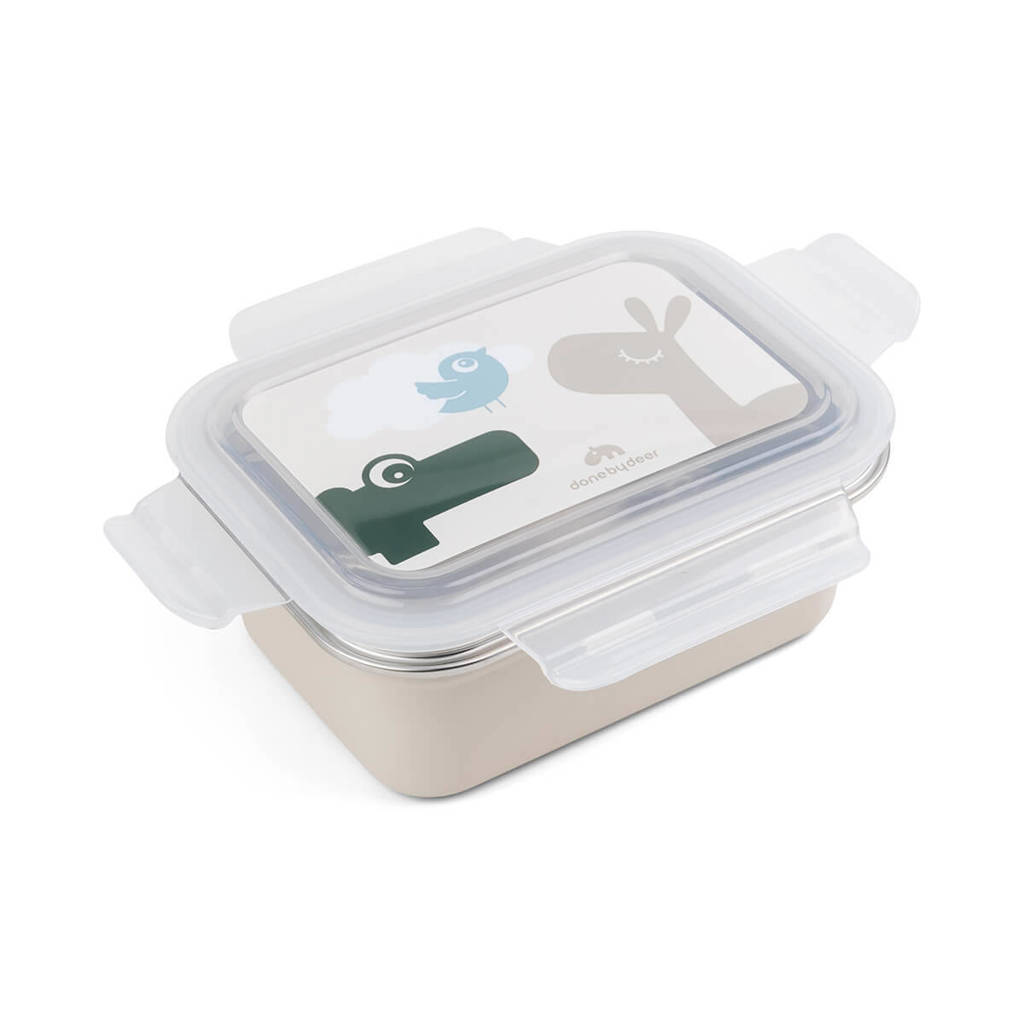 Metal lunch box Lalee/Croco Sand