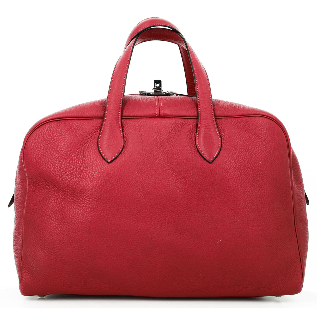 Hermès Sac à main en Cuir Victoria 40 Clémence Casaque rouge - Neuf sans étiquette - L.40 cm