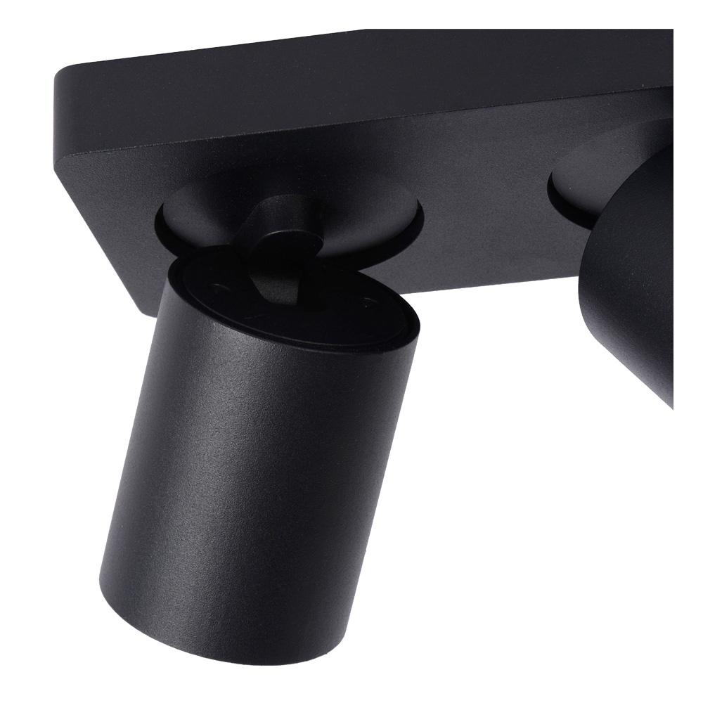 Lucide Nigel plafondlamp 2x 5W zwart