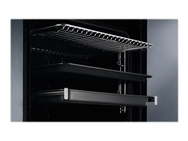 Electrolux SteamCrisp 700 EOC5E70X - Ovn - til indbygning - niche - bredde: 56 cm - dybde: 55 cm - højde: 57.8 cm - med selv-rengøring - Klasse A - rustfrit stål