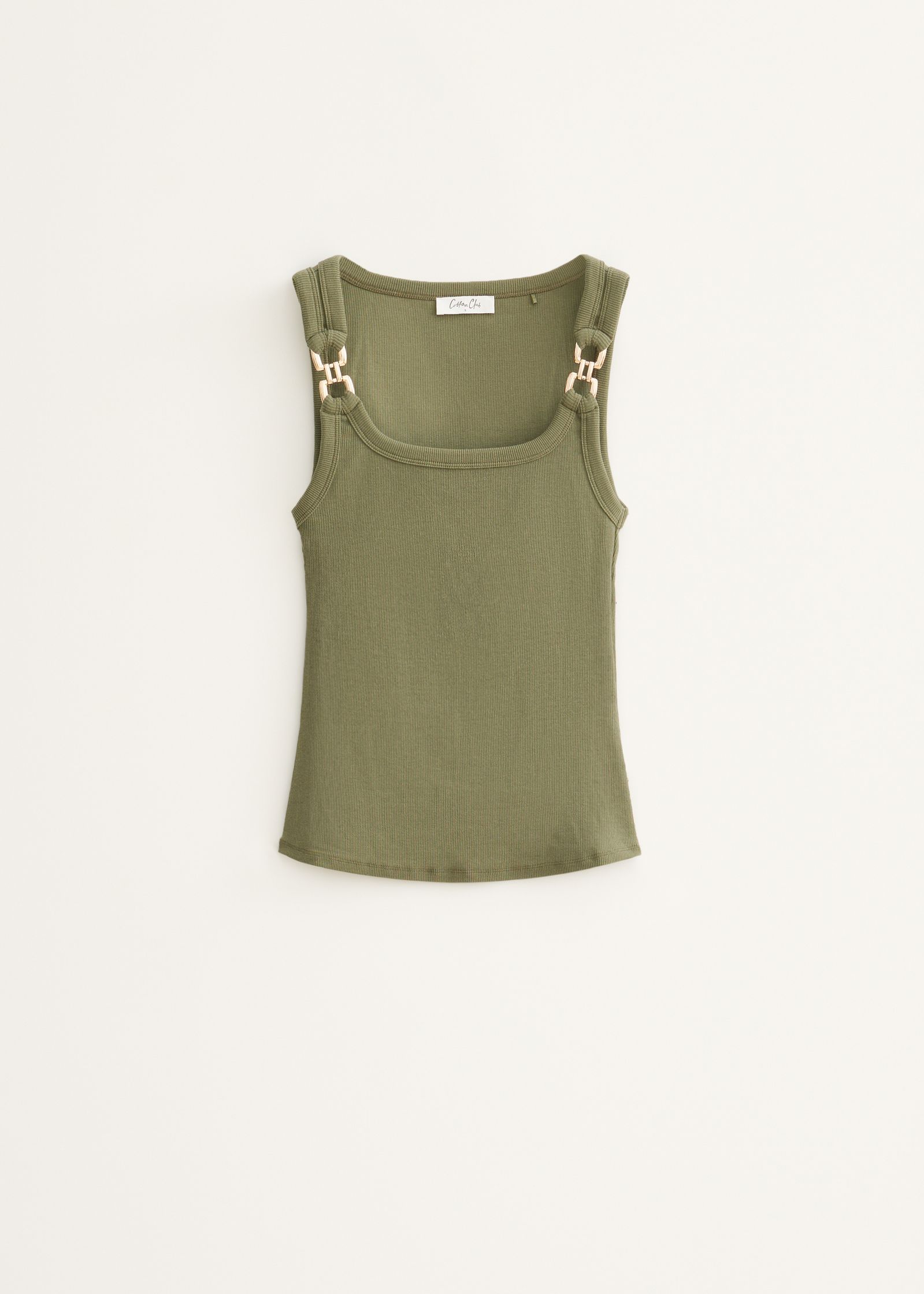 Rib singlet met schakels