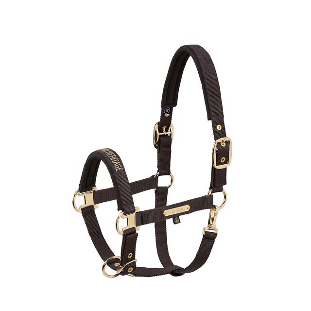 Halster Eskadron Heritage Girth Double Pin Zwart