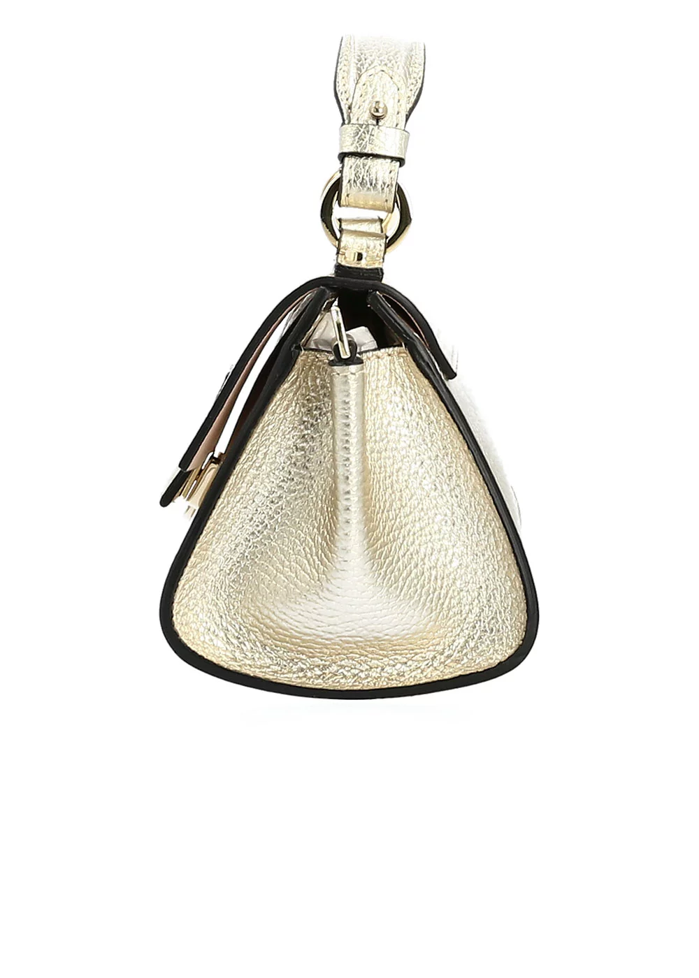 MINI SAC CLEMENTINE METALLISE DORE