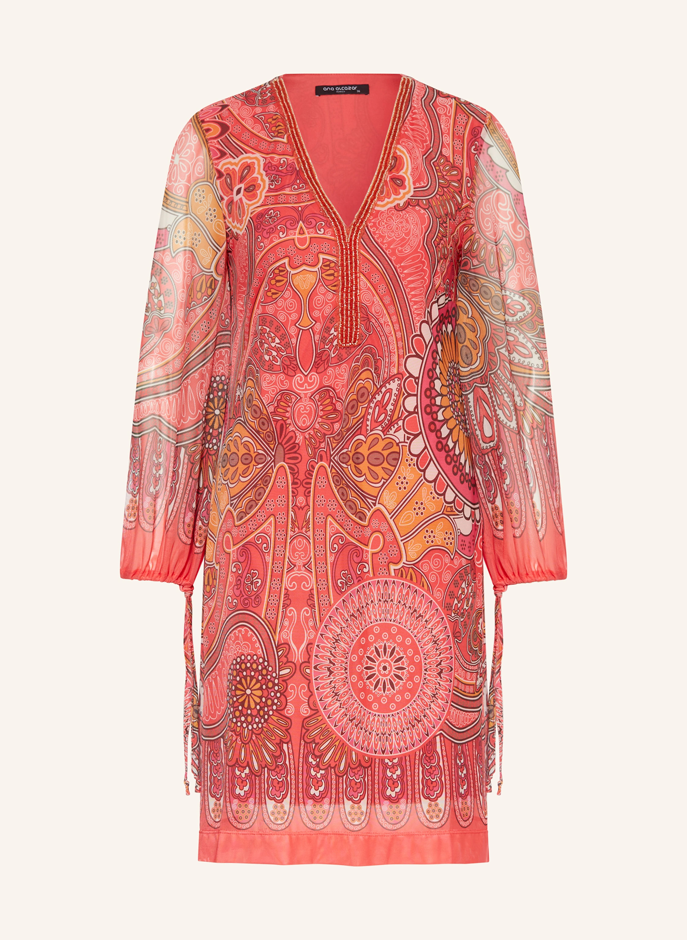 Ana Alcazar Mesh-Kleid mit Schmucksteinen
