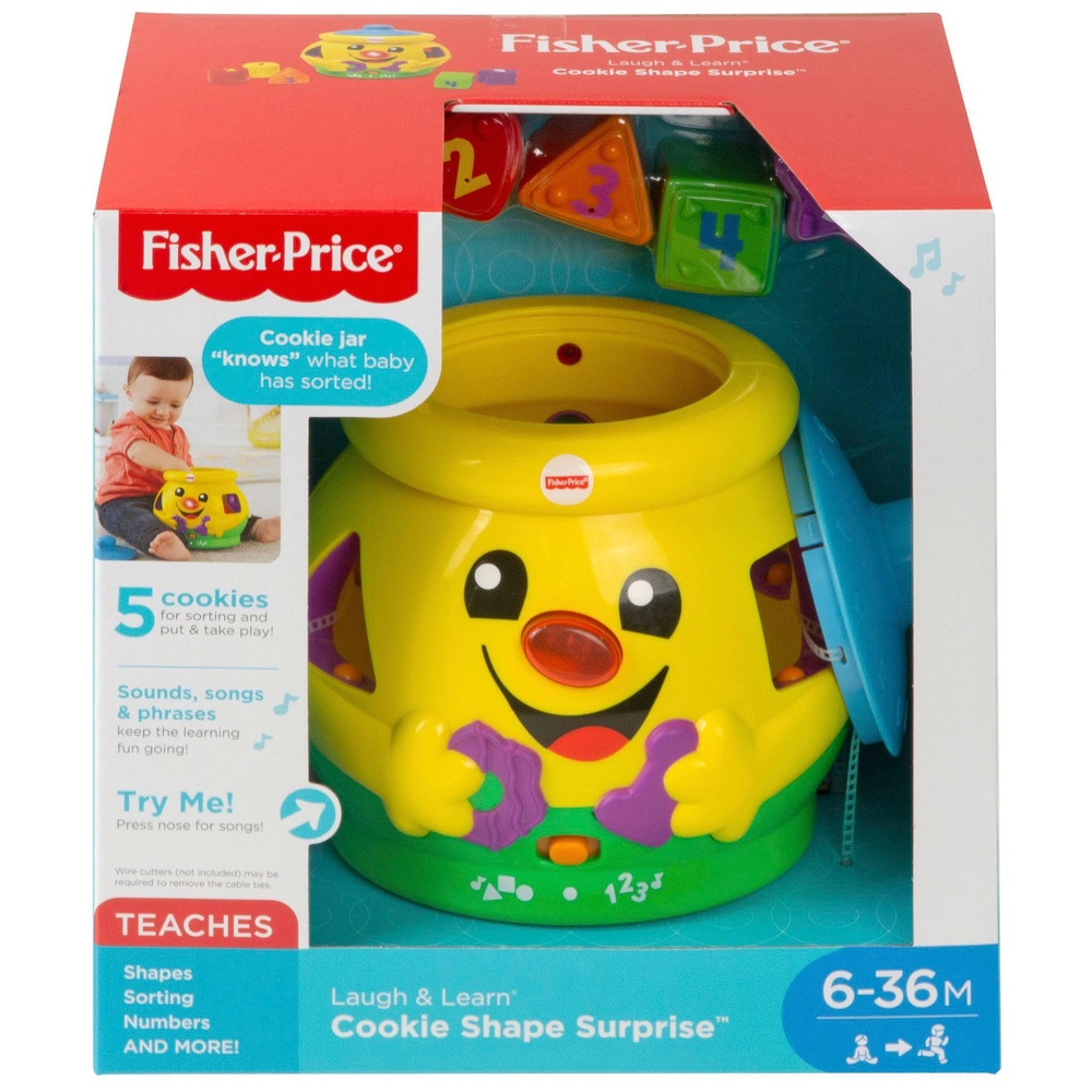 Fisher-Price Lachen & Lernen Keksformensortierer Gelb