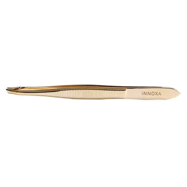Pinça para caranguejo Innoxa Expert Accessories, aço inoxidável dourado inclinado, 8,9 cm