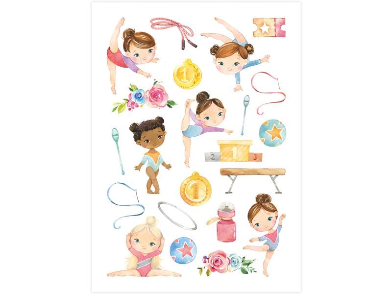 Papierdrachen Tattoo Set Feen und Trolle 6 Bögen