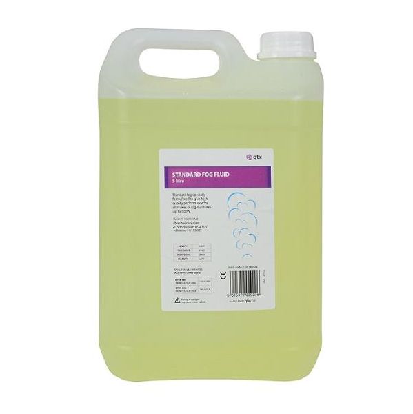 QTX Liquido para Maquinas de Fumo Standard 5l STANDARD-FOG5L