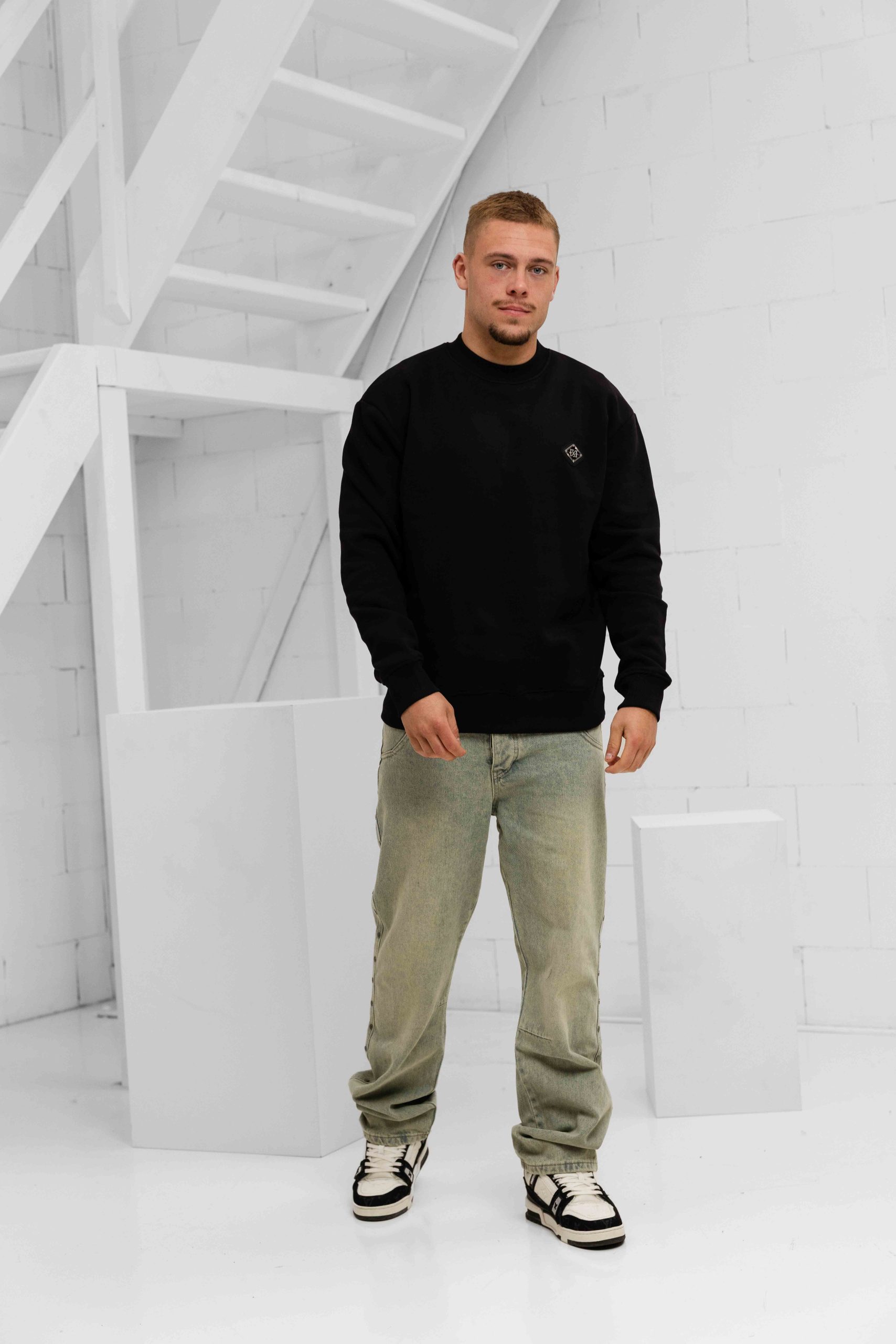XPLCT Plate Sweater Heren Zwart
