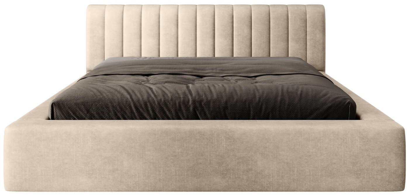 Trae Mobler Amira 180 x 200 cm Gestoffeerd Bed Zand
