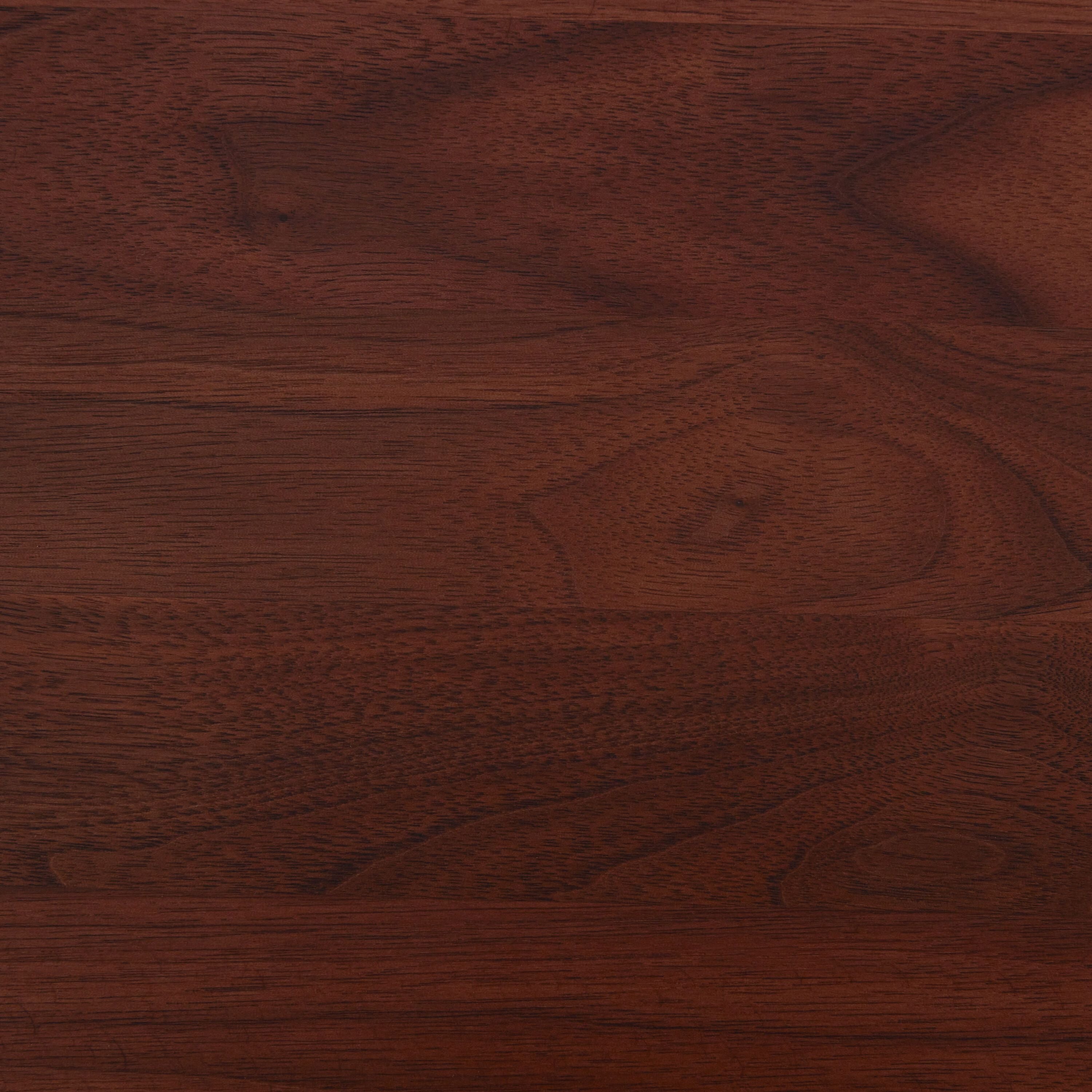 AVEA Salontisch - Nussbaum massiv / Edelstahl / B: 90.0 cm x T: 90.0 cm x H: 40.0 cm