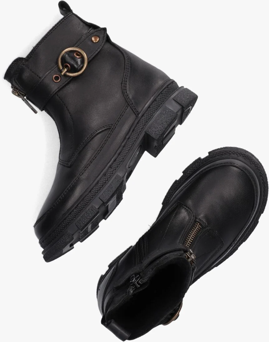 APPLES & PEARS zwarte apples & pears biker boots b0011014