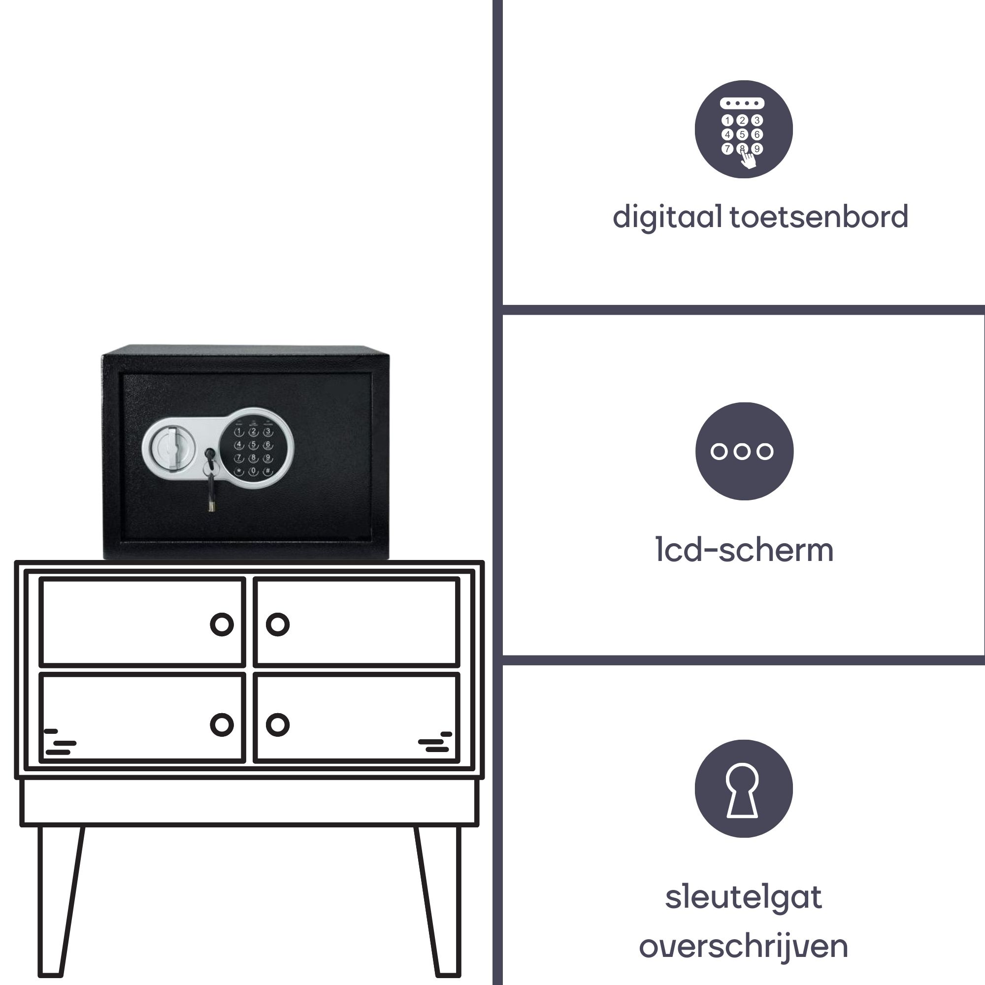 Perel BG90017 elektronische kluis