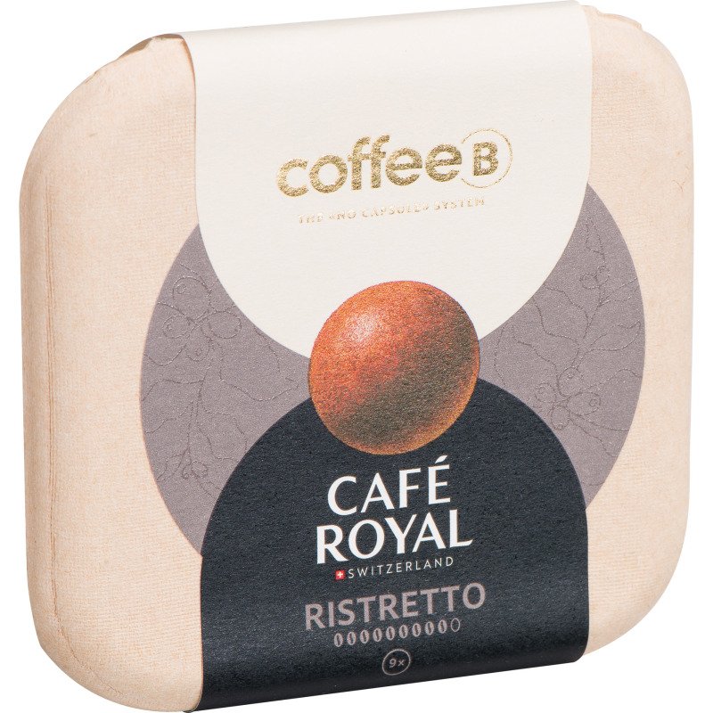 Boules de café Ristretto Coffee B Café Royal - Boîte de 9