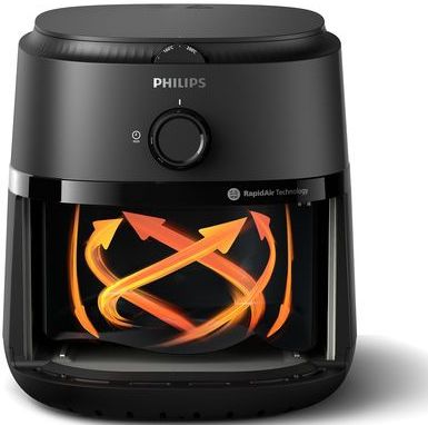 Philips - Airfryer NA120/00 - Frituurpan - 4,2L - Zwart