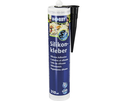 HOBBY siliconenlijm cartridge 310 ml zwart