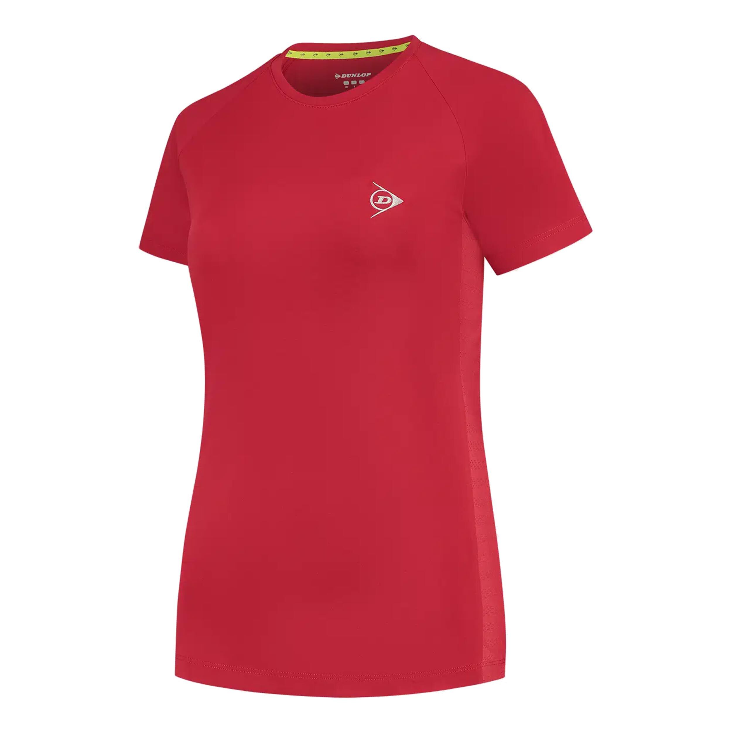 Dunlop Club Crew T-shirt Femmes - Rouge
