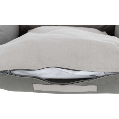 Cama cinza para animais de estimação