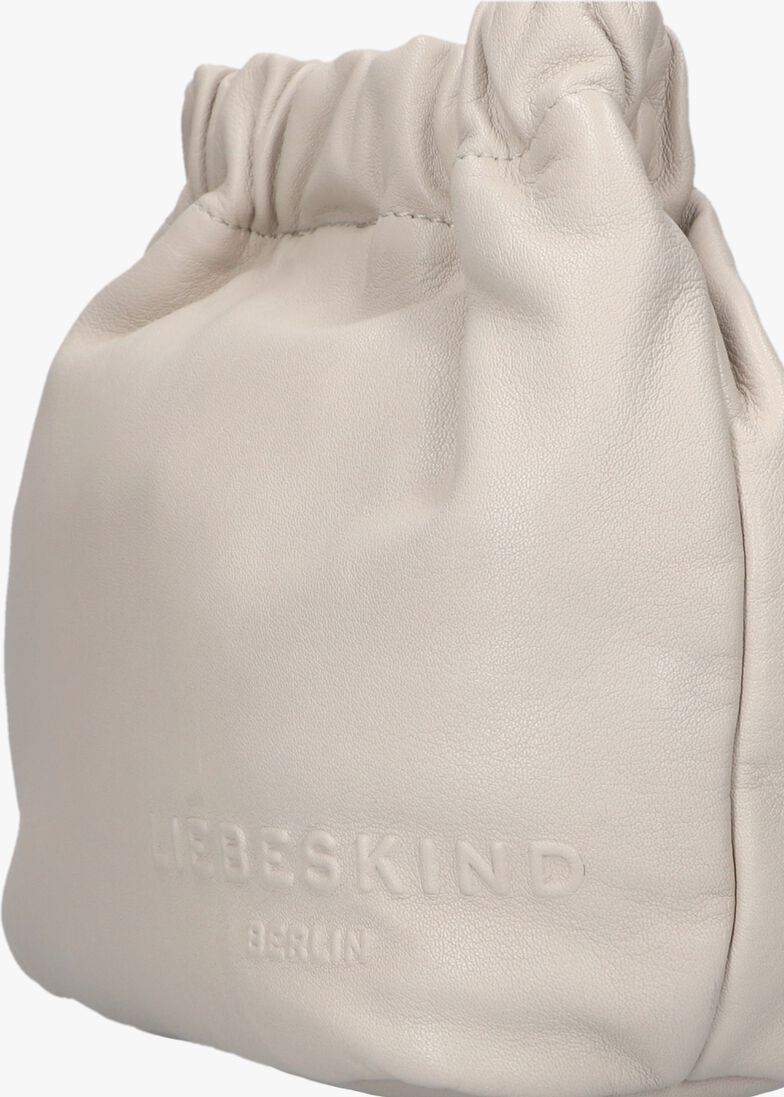 beige liebeskind schoudertas ruffle hobo s