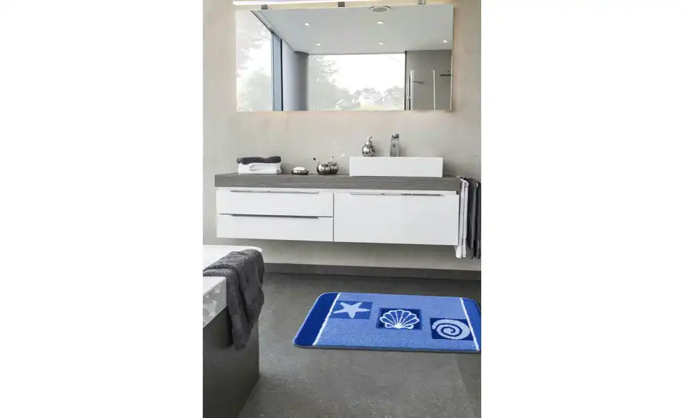 Grund Badematte Blau 60x90 cm