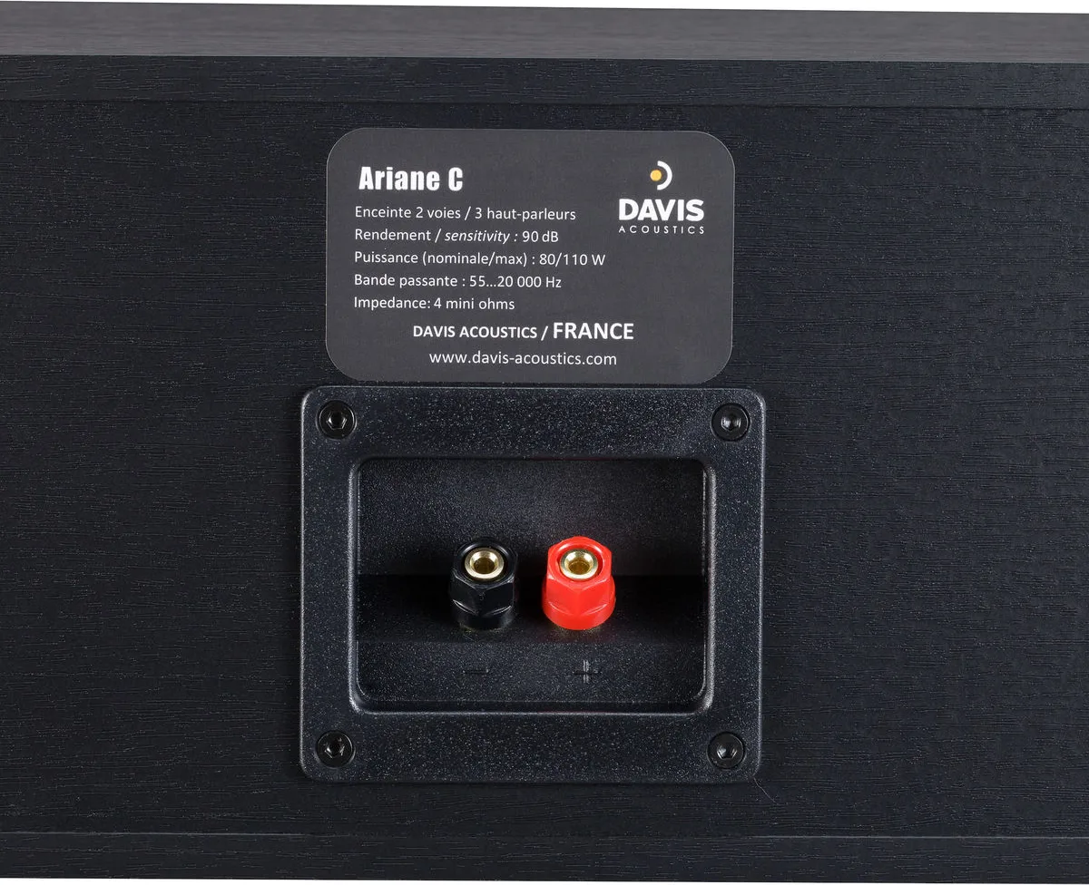 Davis Acoustics Ariane C Noir Enceintes centrales