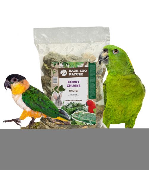 Back Zoo Nature Corky Chunks - Vogelspeelgoed - 10 l